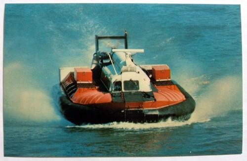 Postcard n6 hovertravel - postcard,