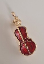Violin Brooch Pin