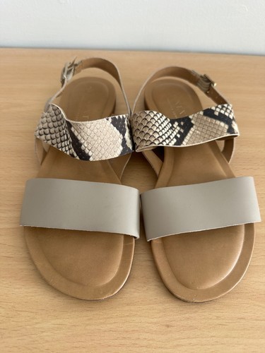 Next ladies real leather flats - real,