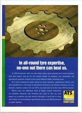ATS Euromaster Farm Tyres Crop Circle Vintage Advert 1999