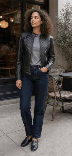 Sagaie paris black lamb - paris, nappa