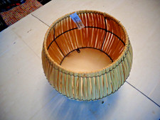 Large Woven Bowl - With Metal Framework