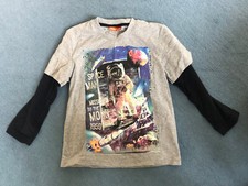 Boys Duck & Dodge GreyAnd Black Long Sleeve T-Shirt Age 6 Years