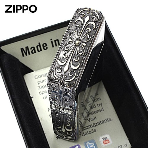 Zippo silver side arabesque - silver,