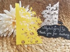 Beautiful Daisy Corner Cut out - Metal Cutting die Paper Card Scrapbooking Craft