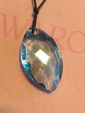 Stunning Signed Swarovski Aqua