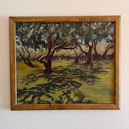 Original framed oil - original,