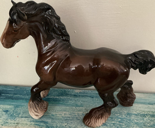 Beswick galloping shire horse
