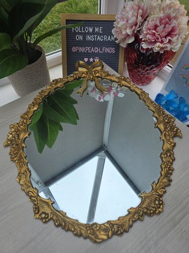 Vintage heavy cast metal gold - heavy,
