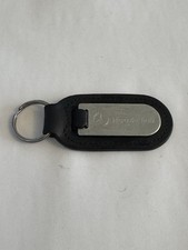 Keyring Key Ring Mercedes Benz Dealer Leather Key Fob 