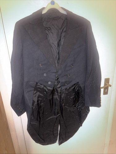 Black vintage tailcoat early - tailcoat,