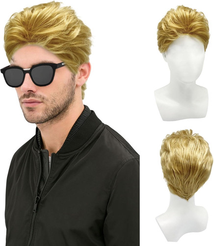 Tshaoun mens short - short, wig