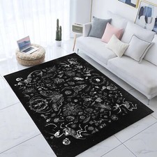 Gothic Witch Rug, Bat Rug