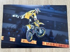 TRAVIS PASTRANA SIGNED 12X8”