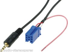 Blaupunkt car radio stereo aux in ipod adapter lead wire to 3.5mm jack connector