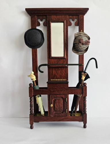 Dolls house artisan hall stand