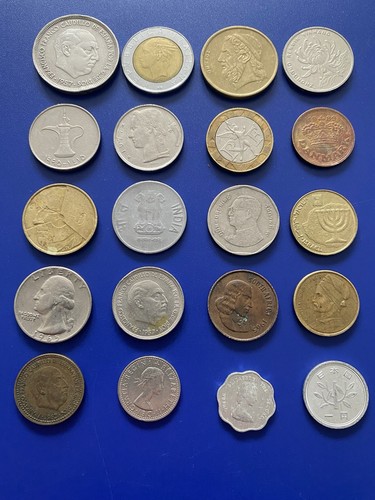 Old coins world - coins,