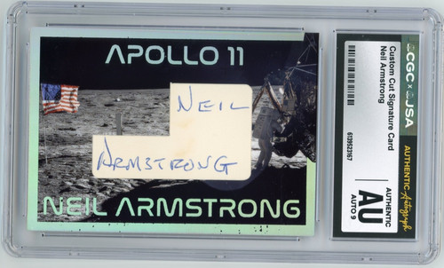 Neil armstrong signed custom - neil,