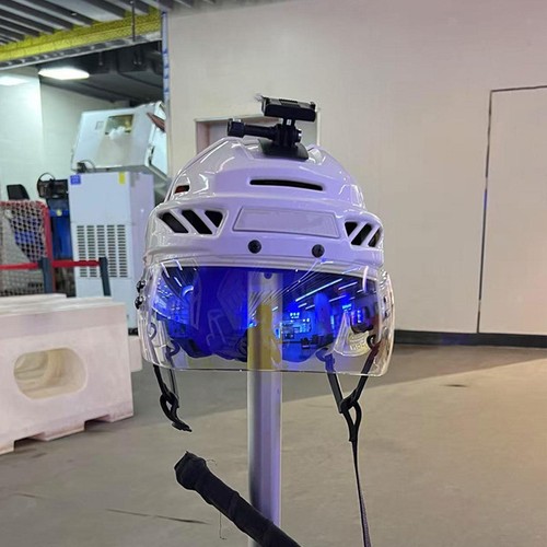 Ice hockey helmet visor - ice,