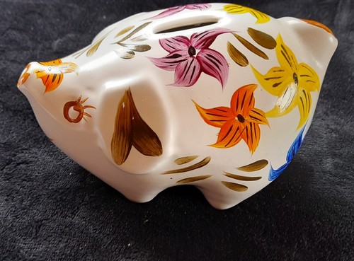 Arthur wood ceramic piggy - wood,