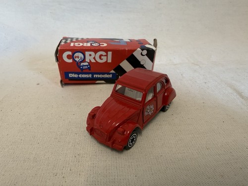 Corgi juniors citroen 2cv6 - 2cv6, red