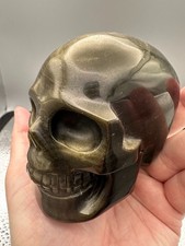 Crystal Skull Golden Obsidian