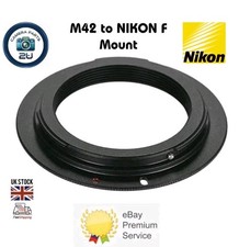 M42 Screw Lens to Nikon F Adapter Ring -mid AI AIS AF-D DSLR -mid Manual Focus