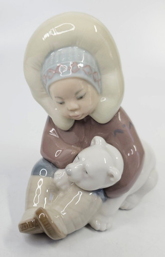 Lladro eskimo boy - lladro,