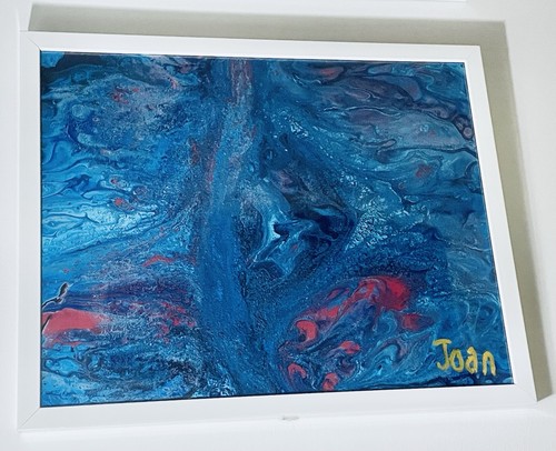 New framed original abstract - new,