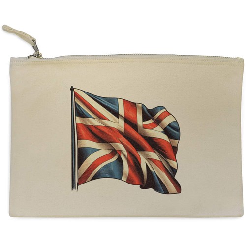 Union jack flag canvas zip - flag',