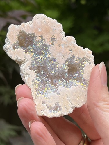 Angel aura geode - opal,