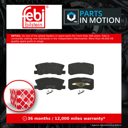 Brake pads set - brake, fits