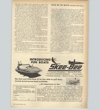 1970 paper skee bee water - paper, skee-bee