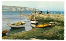 Abersoch Harbour, Wales. Postcard by Bamforth, not posted