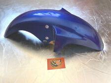 FRONT MUDGUARD WITH MOUNTING  BRACKET BLUE FOR YAMAHA YBR125  SUPERB QUAILITY