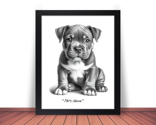 Framed personalized pit - framed,