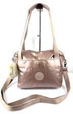Kipling 'Eliza' Medium Shoulder/Crossbody Bag - Metallic Blush - New With Tags