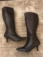 Legroom long brown boots size