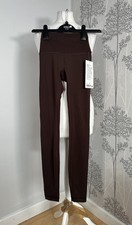 Lululemon Brand New Wunder Train HR Tight Leggins Yoga Size Uk 4 28" Brown 