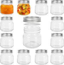 12 Pack 250ml Mason Jars with