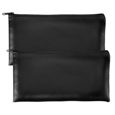 2Pcs Zipper Money Bags -