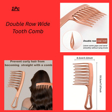 Double row wide tooth comb - double,