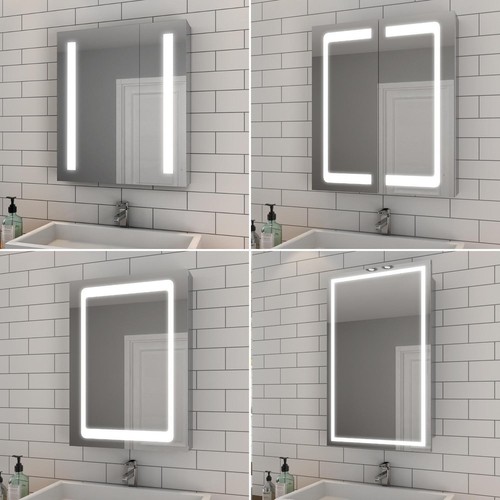 Illuminated bathroom mirror - illuminated,