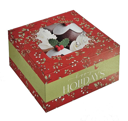 Holiday cupcake cookie - box,
