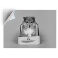 1 x Vinyl Sticker A5 - BW -