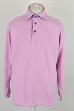 MUSTO Performance Pink Jumper size M Mens 100% Cotton Outdoors Outerwear