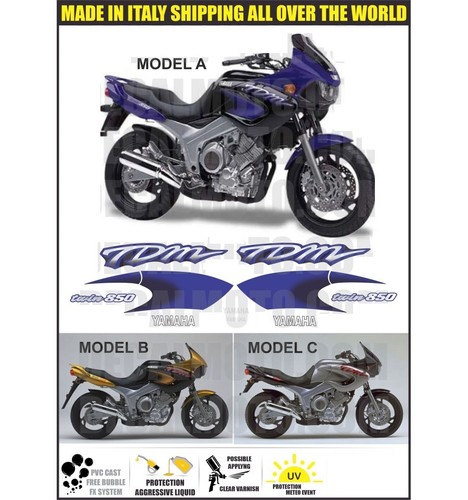 Stickers tdm 850 1998 set - stickers,
