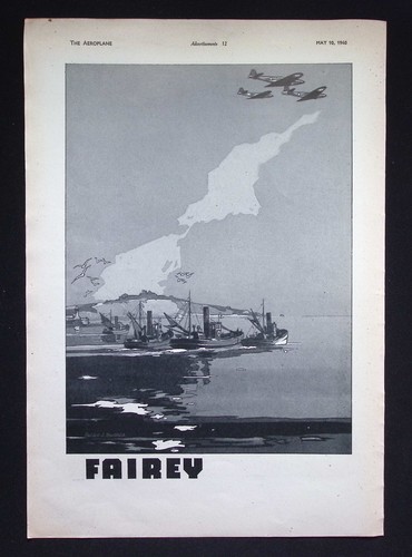 Original 1940 advert fairey - original,