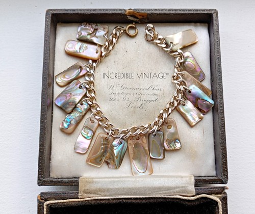 Vintage abalone mother - mother, of