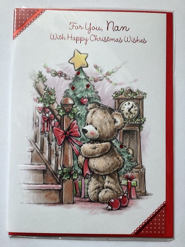 Nan christmas card - nan,